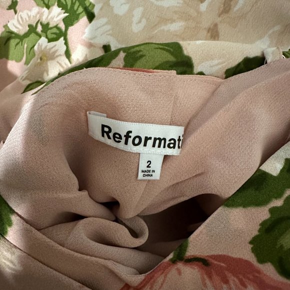 🌹SALE🌹Reformation Reya Dress in Rose Garden - Picture 10 of 16